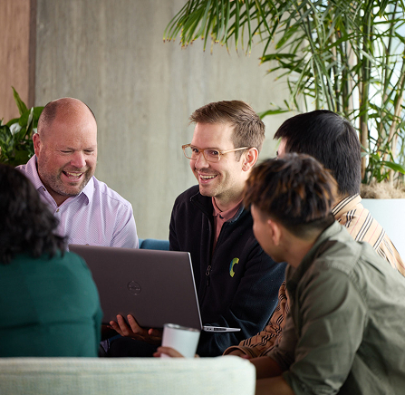 Ofinno collaborating in coworking space